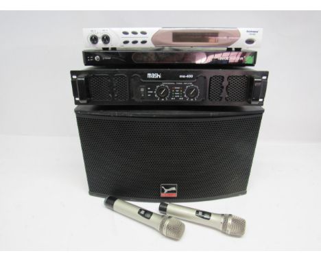 Hi-fi - A Mashi MS-400 professional power amplifier and DK-10 speaker, AVCrowns HG-990 wireless microphone system and and InA