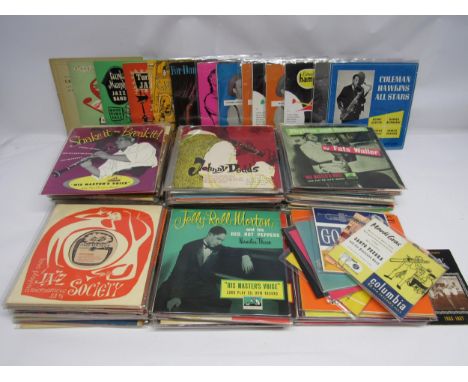 Jazz- Dixieland / Swing / Trad / Boogie Woogie - A collection of approximately two-hundred and twenty 10" LPs and a small num