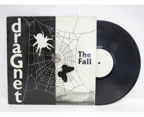 Post Punk - THE FALL: 'Dragnet' white label promo LP (Step-Forward Records SFLP 4, vinyl VG+, sleeve VG)