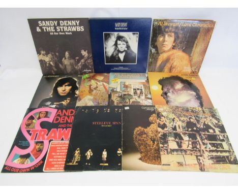 Folk / Folk Rock - Eleven LPs to include SANDY DENNY: Who Knows Where The Time Goes?' 4xLP box set (HNBX 5301), SANDY DENNY &