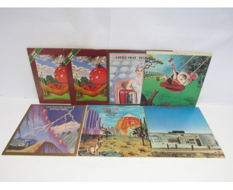 LITTLE FEAT: Seven LPs to include 'Little Feat' (WS 1890), 'Sailin Shoes' (K 46156), 'Feats Don't Fail Me Now' (K 56030), 'Di