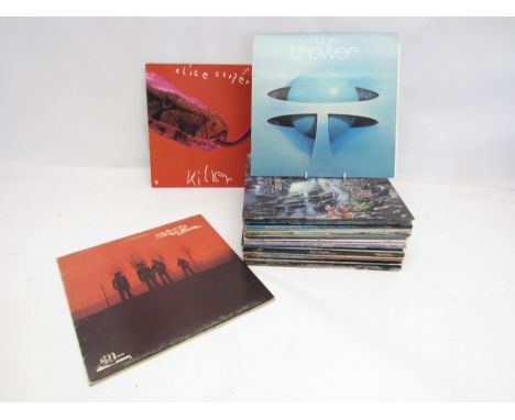 Classic Rock / Hard Rock / Prog - A collection of thirty-seven assorted LPs, artists to include Strider, Alice Cooper, Robin 