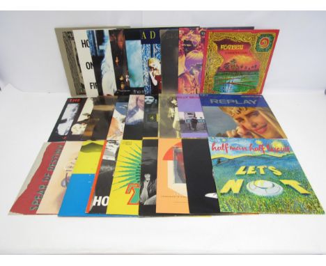 Indie / Post Punk / New Wave - A collection of 12" singles including Half Man Half Biscuit, The Icicle Works, Adult Net, The 