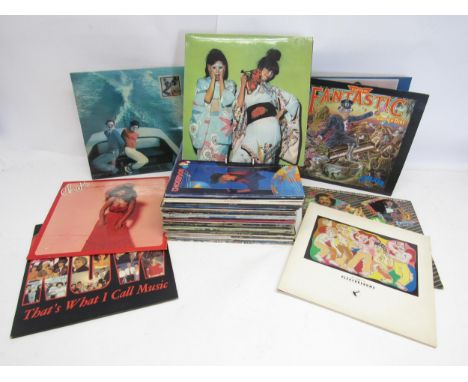 A collection of assorted Rock and Pop LPs and a small number of 12" singles, including ELTON JOHN: 'Captain Fantastic And The