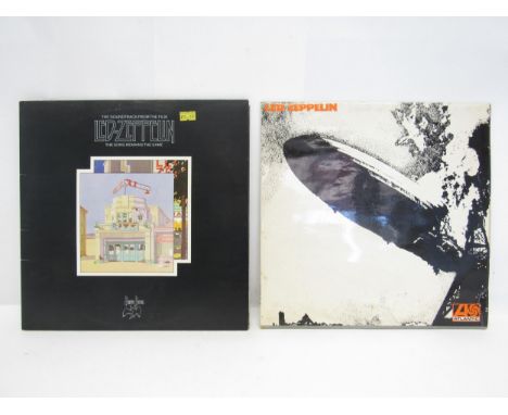 LED ZEPPELIN: Two LPs to include 'Led Zeppelin' early UK pressing with plum Atlantic labels (Atlantic 588 171, corrected A1/B