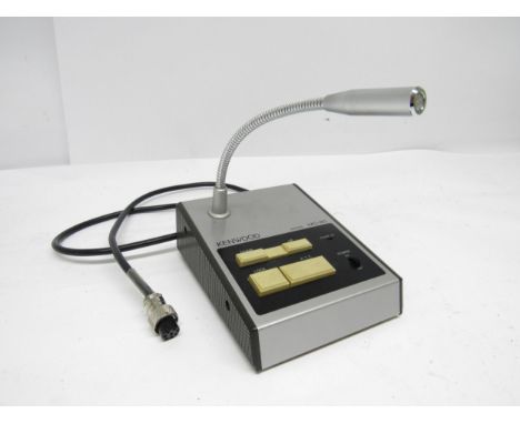 A Kenwood MC-80 desk top microphone