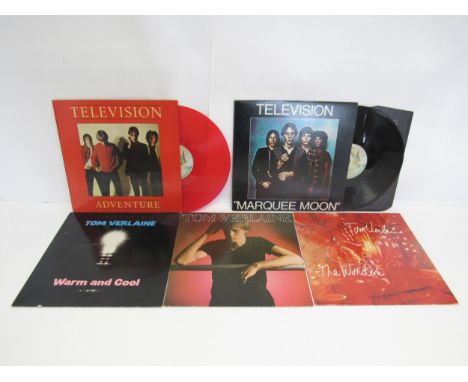Punk / New Wave - TELEVISION: Two original UK pressing LPs with Elektra butterfly labels, to include 'Marquee Moon' (K52046) 