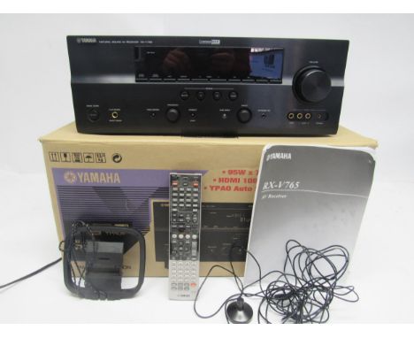 Hi-fi - A Yamaha Natural Sound RX-V765 AV receiver, boxed with remote control and owners manual