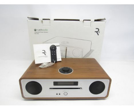 Hi-fi - A Ruark Audio R4 mk3 Integrated Music System, boxed with remote control and owners manual
