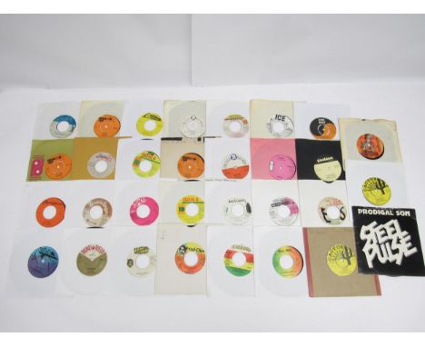 Reggae - A collection of approximately sixty Reggae 7" singles, artists include The The Heptones, Winston Jarrett &amp; The R