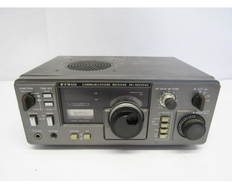 A Trio/Kenwood R-1000 communications receiver, serial no.103876