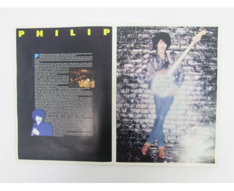 THIN LIZZY: A fully signed 1980 World Tour programme, autographs in various inks to interior pages of Phil Lynott, Scott Gorh