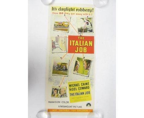 'The Italian Job' (1969, d. Peter Collinson) - An original Australian daybill for the comedy caper film starring Michael Cain