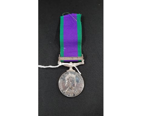 NORTHERN IRELAND CAMPAIGN MEDAL 25022157 SPR R F CAIRNS RE