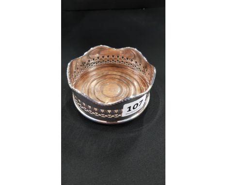 SILVER WINE COASTER 