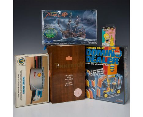 Includes Pressman Domino Rally Domino Dealer (sealed box), Gentle Giant Studios, Inc. The Simpsons Bust-Ups Micro Model Kits 