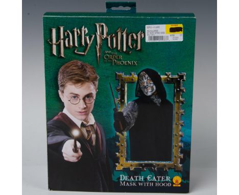 New old stock. A flexible vinyl mask created for the Warner Bros. film, Harry Potter and the Order of the Phoenix. Dress like