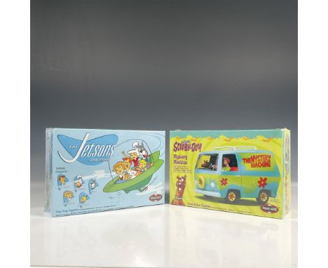 The Jetson's Spaceship model #6810 UPC: 090733068101. The Scooby Doo Mystery Machine model #6808 UPC: 090733068088. These ite
