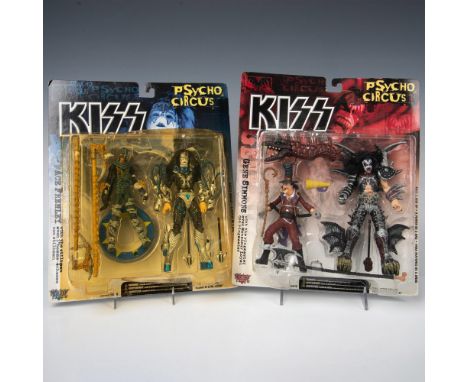 Elevate your rock collection with McFarlane Toys' Psycho Circus Kiss Figures! Gene Simmons, embracing his demonic persona, is