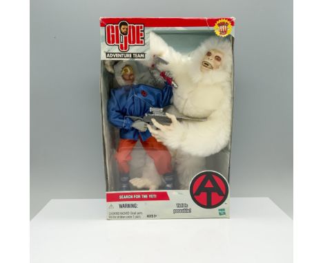 Unleash the adventure with the G.I. Joe Action Figure from the Adventure Team, with Joe donned in a striking blue jacket and 