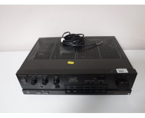 A Technics SU-V65A stereo integrated amplifier