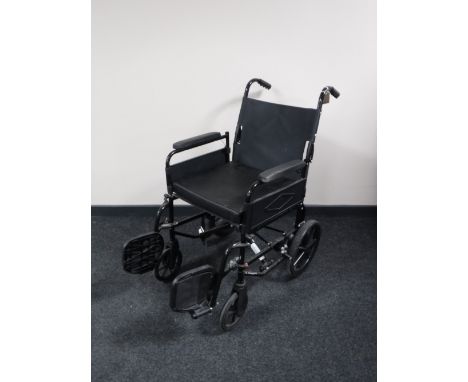 A folding light weight wheel chair 