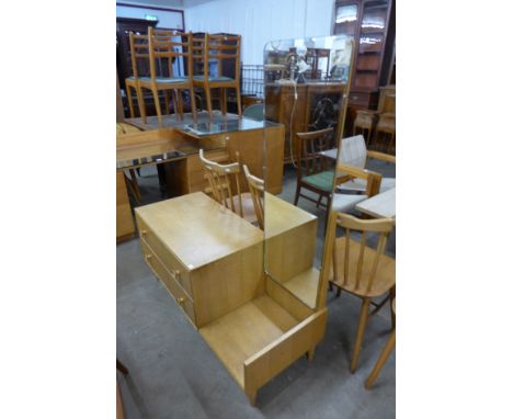 A light oak dressing table