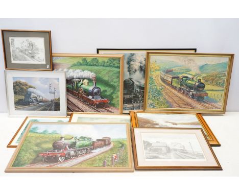Alan Fearnley, The Duke on Camden Bank, limited edition print, signed in pencil by the artist lower right and further signed 