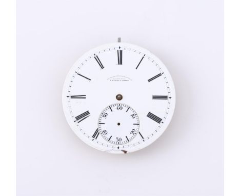 
	
		A. LANGE &amp; SOHNE 
		A LEVER POCKET WATCH MOVEMENT
		The three quarter plate movement with a bimetallic split balance