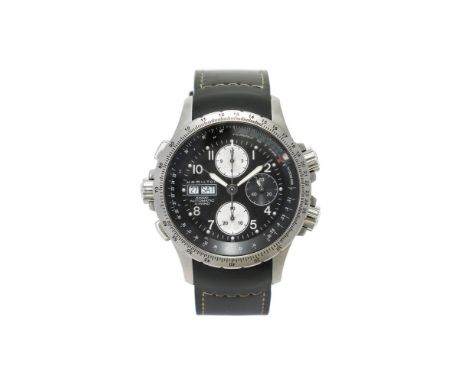 
	
		HAMILTON, KHAKI X-WIND, REF. H776160
		A STAINLESS STEEL CHRONOGRAPH WRIST WATCH WITH DAY AND DATE, CIRCA 2005
		Movemen