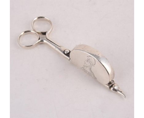 
	
		A GEORGE II SILVER PAIR OF CANDLES SNUFFERS
		MATTHEW COOPER I, NO DATE LETTER, CIRCA 1730
		With loop handles and engra