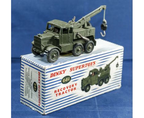 Dinky Supertoys diecast model Army Recovery Tractor with box 661  