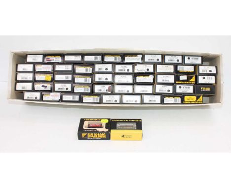 50 boxed Graham Farish N Gauge wagons and rolling stock, all in original boxes, examples to include Shell Oils 14T Tank Wagon