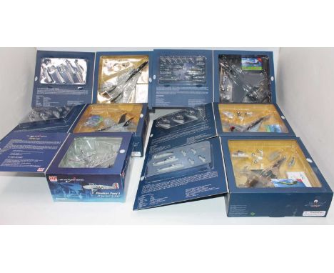 6 various boxed Hobbymaster and Witty Wings 1/72nd scale diecast aircraft, all in original boxes, boxes have some storage and