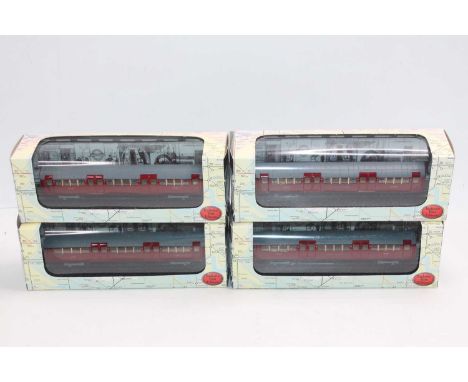 EFE 1/76th scale 1938 London Underground Northern Line Tube Stock Group, 4 examples to include Driving Crraige A, Non Driving