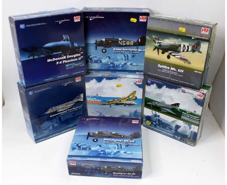 Seven various boxed as issued Hobby Master 1/72 and 1/48 scale diecast aircraft, all in original boxes to include Ref. Nos. H