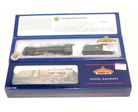 Two Bachmann Branchline locos &amp; tenders: Patriot 31-201 ‘Planet’ and 31-284 Royal Scot ‘The Ranger’. (E) (BE)