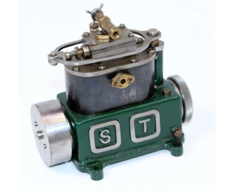 Stuart Turner, Sun Trunk piston design hydroplane racing engine, comprising of twin acting single cylinders, cast iron piston