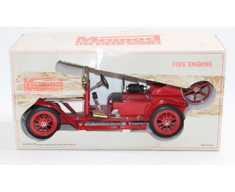 Mamod FE1 Fire Engine, of usual specification, finished in red, used condition but still in very nice useable condition, hous