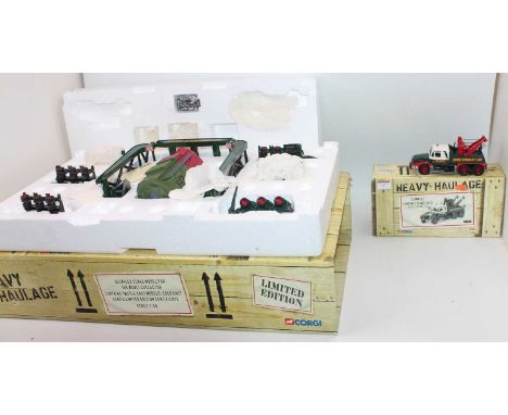 Two boxed Corgi Heavy Haulage 1/50 scale diecasts to inc. Ref Nos. CC12306, and CC12305, both appear complete