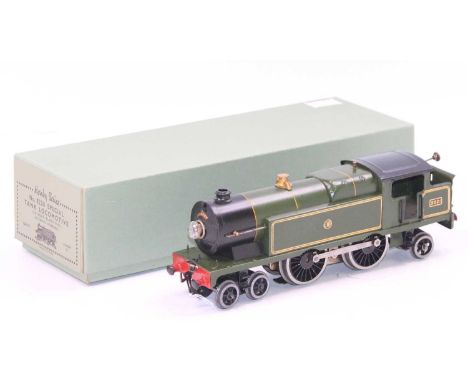 Hornby E220 20v AC Special tank loco totally repainted satin green 4-4-2 GWR 2221, shirt button logo. (VG as repaint – repro 