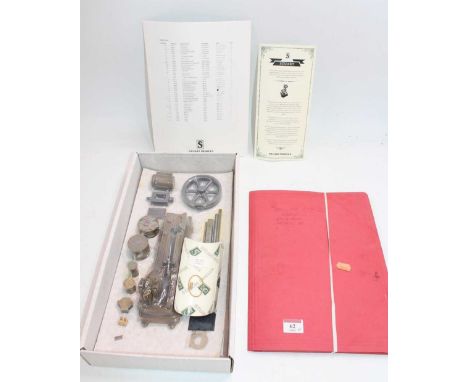 Stuart Turner S50 Un-made casting set, Part Number 34-50-71315, in the original box, with a folder of plans to build the engi