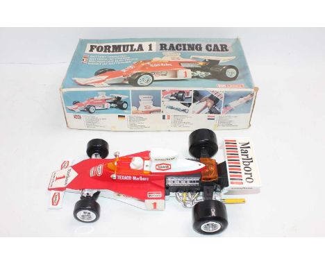 LUCKY TOYS (Hong Kong) 1.12 scale, Plastic, Battery, 2044 McLaren M23 ‘Texaco Marlboro’ #1 F1 inc Driver figure, Stop &amp; G