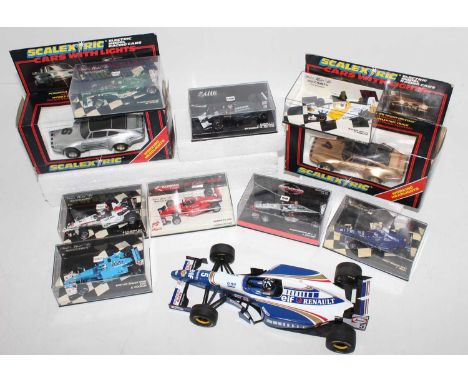 8 boxed 1/43 scale Minichamps Formula 1 to include, David Coulthard McLaren Mercedes, Jensen Button B.A.R. Honda, Mark Webber