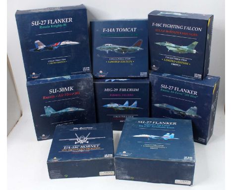 Witty Wings 1/72nd scale boxed aircraft group, 8 examples all in original boxes, boxes require a good clean and have some sto