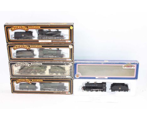 Five Mainline locos &amp; tenders: BR black 43XX 2-6-0 no.5326; 4-6-0 'Hinton Manor' BR 7819; 43XX 2-6-0 Great Western 4331 m