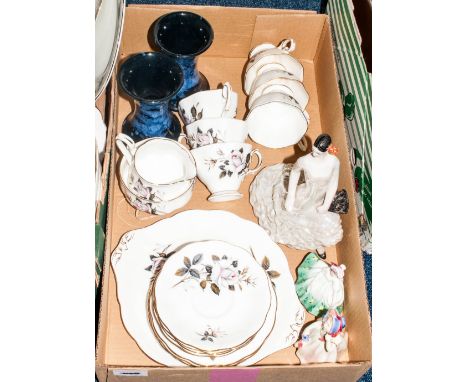 A Collection of Pottery, Comparing Two Royal Doulton Figures,''Babie'' and ''Sunday Best'', A Russian Porcelain Flamenco Danc