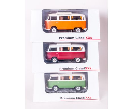 Premium Classixxs Ltd Edition Scale 1.43 Diecast Model Cars ( 3 ) In Total. 1/ Volkswagen T2A Camping Wagon Art Nr 1125. 2/ V