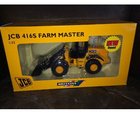 BRITAINS - JCB 416S FARMMASTER - JCB YELLOW BOX (42018) 1:32 SCALE