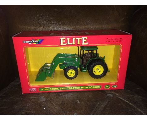 BRITAINS - JOHN DEERE 6210 WITH FRONT LOADER - ELITE - (00176) SCALE 1:32